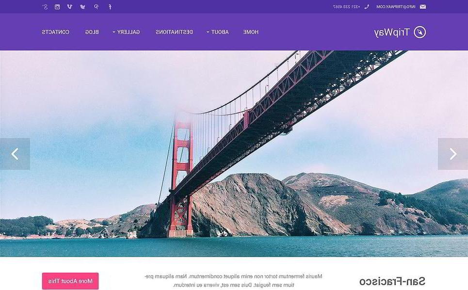 Travel Agency WordPress Template