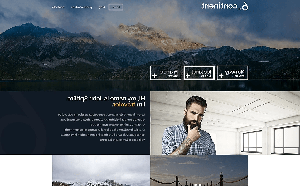 6th Continent WordPress Theme